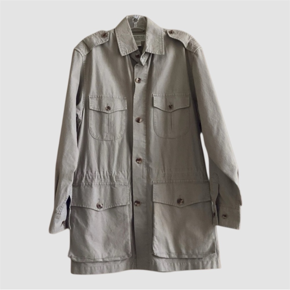 Banana Republic Men's Lightweight Shirt Jacket in Light Taupe